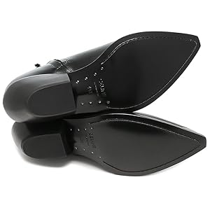 CELINE LEON BOOTS ヒールブーツ セリーヌ ブーツ レオン ジップドブーツ メタルトゥ ブラック